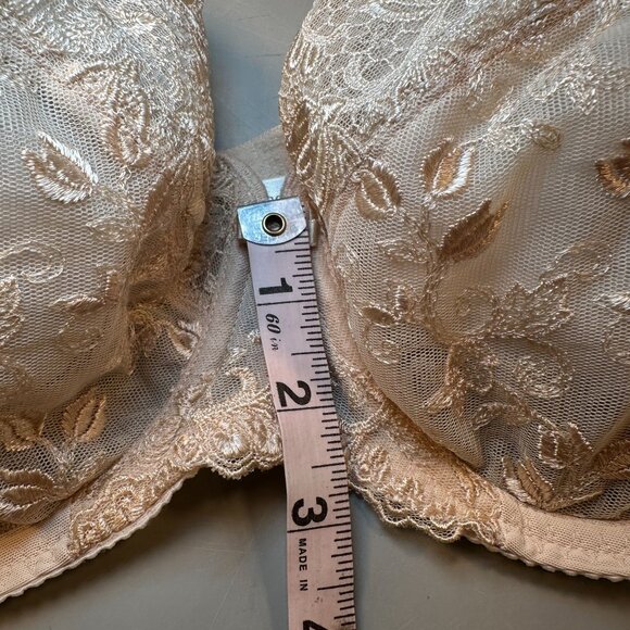 Wacoal Renaissance Rose Underwire Lace Bra Womens 40D Embroidered Floral - Picture 15 of 16
